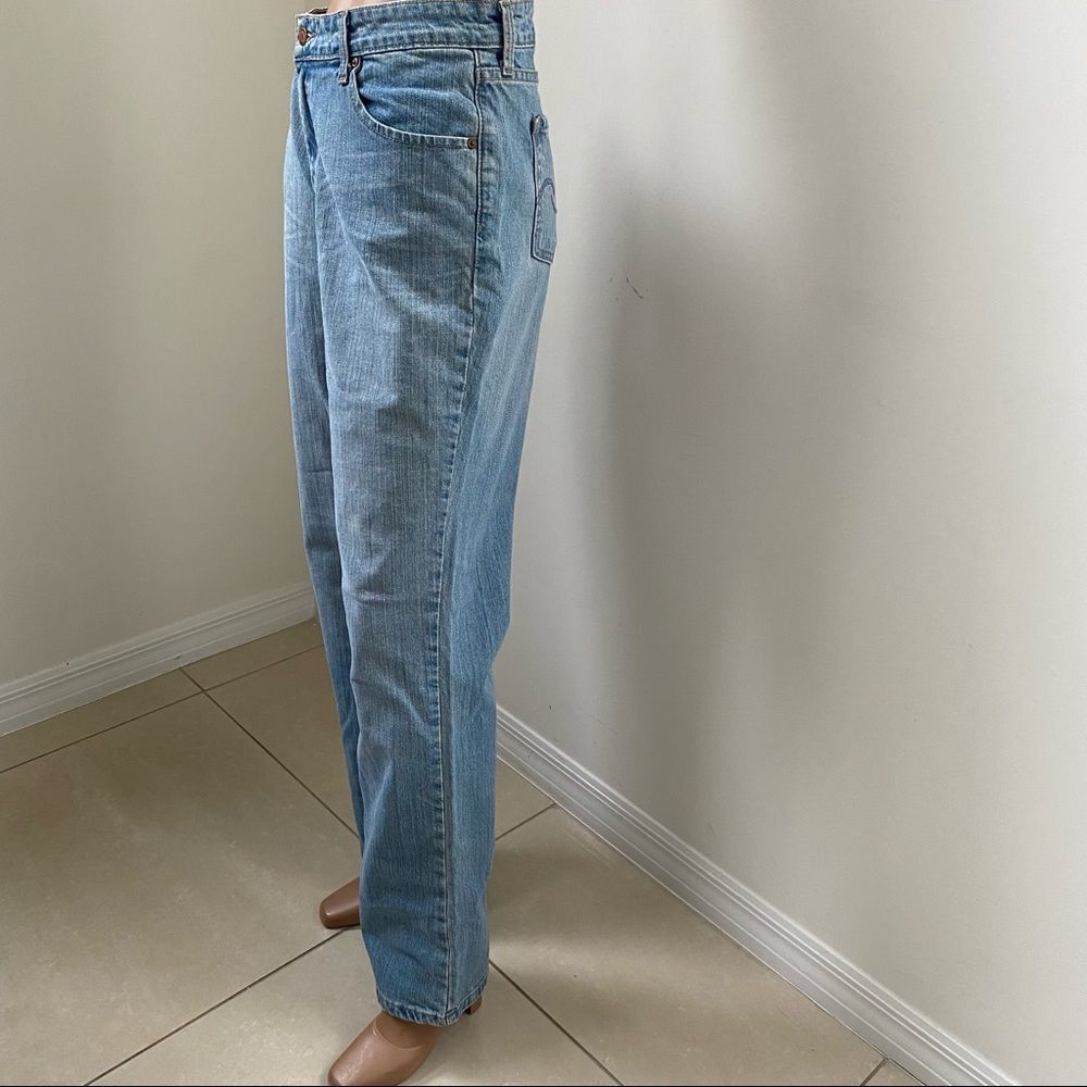 Levi's Light Wash Blue Mid Rise Bootcut Jeans 16L - Picture 7 of 16